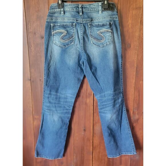 Silver Jeans Suki Women’s Size 14/31 Mid Slim Bootcut Medium Wash Denim Western - Picture 7 of 14